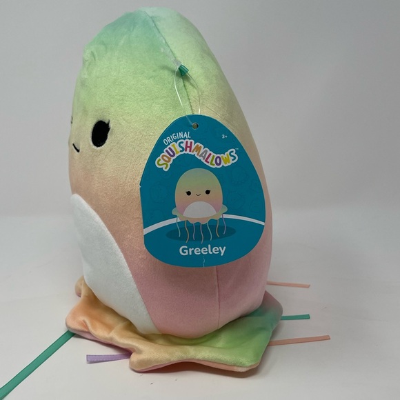 SQUISHMALLOW: ‘Greeley’ the Jellyfish Plush/Stuffed Animal. NEW with Tags - Picture 2 of 13